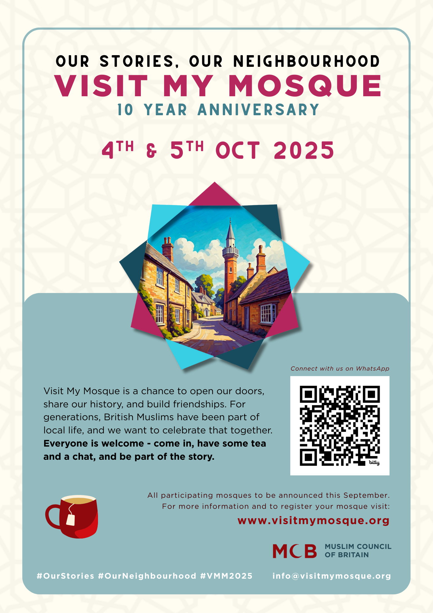 Visit My Mosque Poster 2025